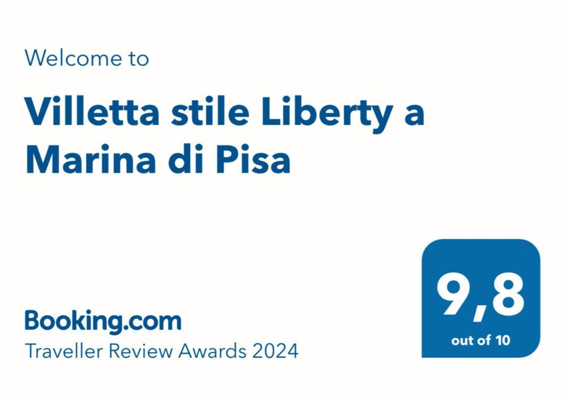 Villetta Stile Liberty A Marina Di Pisa Buitenkant foto